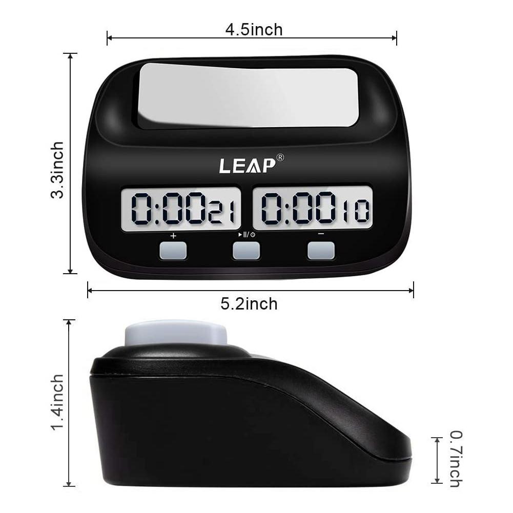 Professional Digital Chess Clock Battery Powered Chess Board Games Timer Multifunctional Chess Clock Hour Meter Stopwatch Tool