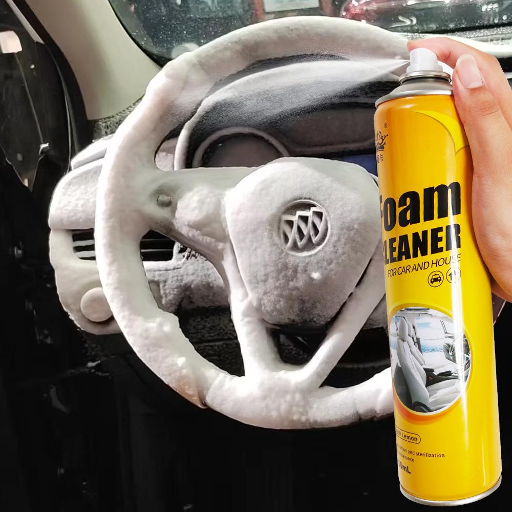 650ml Foam Cleaner Multi-purpose Cleaner Suitable for Car Interior Cleaning RV Interior Cleaning Kitchen Stain Cleaner with Attached Brush