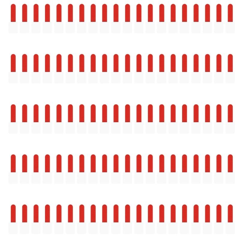 100Pcs Power Cord Storage Cable Manager Adhesive Cord Clip Cable Management Protector for Desktop Managements