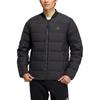 Adidas Down Jackets Men's Black Hooded Moderate Parka Down Jacket HN2135