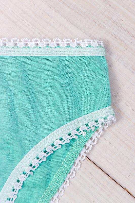 Panties – Girls' Cotton Underwear with Decorative Elastic, Everyday Comfort, Any Season, 273-001 HC