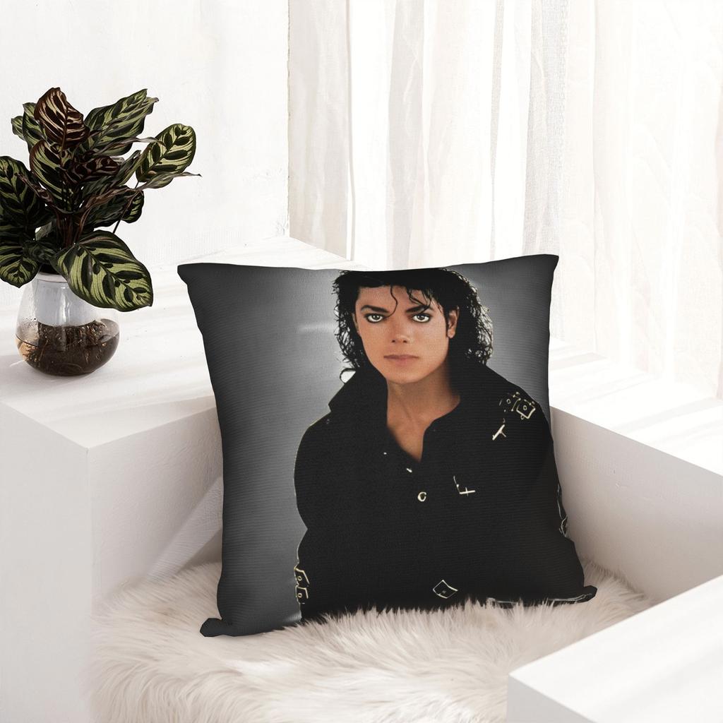 Singer M-Michael Jackson Dangerous Pillowcase Printing Fabric Cushion Cover Decorative Pillow Case Cover Sofa 40*40Cm