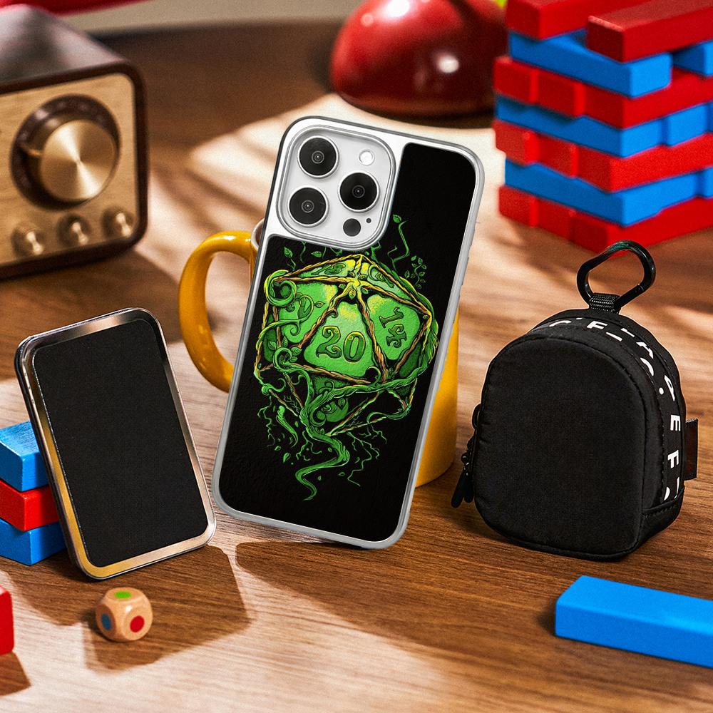 

Dungeons Dragons dnd classic game Phone Case for iPhone 16 15 14 13 12 11 Pro Max Sheepskin Silver-edged protective case iPhone13Pro