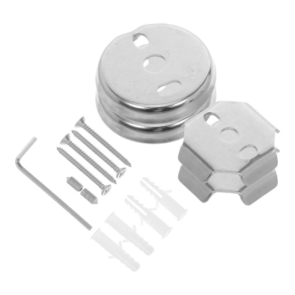 

1set Stainless Steel Bath Towel Rack Replacement Accessories Wall Mounted For Towel Bars Shelving Brackets Easy DIY Installation China Mainland