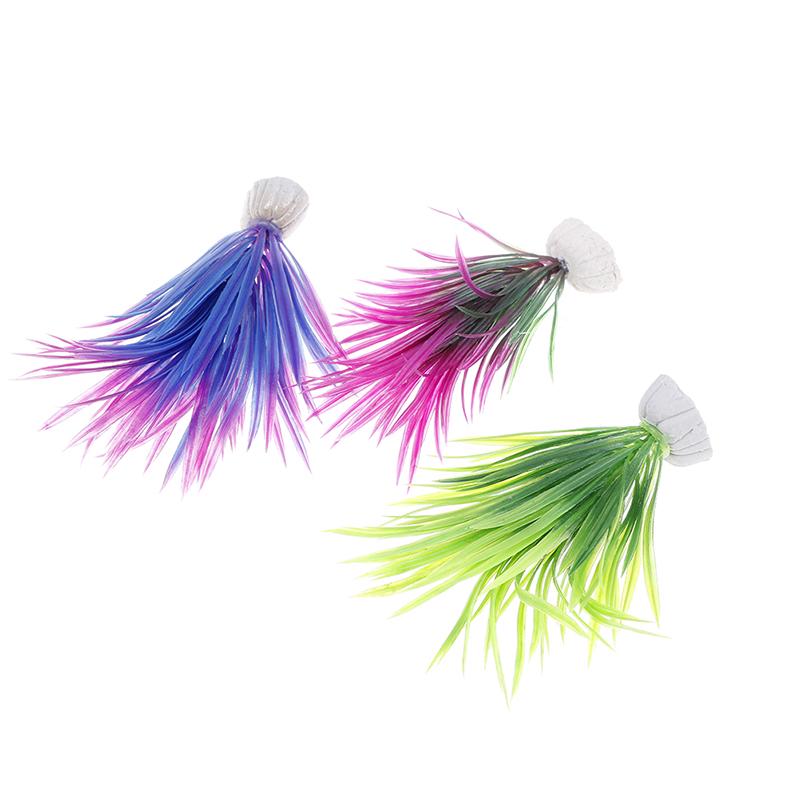 Ornament Künstliche Grüne Pflanze Gras Aquarium Aquarium Gefälschte Kunststoff Dekor