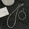 FY-PL203 S925 Sterling Silver Broken Silver Series Niche Design Korean Version of Fashion and Versatile Accessories