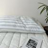 Pure Cotton Pillow Set: Includes Single 48x74cm Pillowcase, Pair of Pillow Inserts, Liner, and Cover.