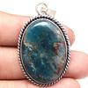Pendant Chrysocolla Gemstone Handmade Gift For Her Silver Jewelry 2"