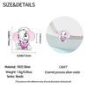 Original Copper Charms Luxury Cute Pink Heart Elephant Beads Fit Bracelet Diy Women Making Delicate Gift