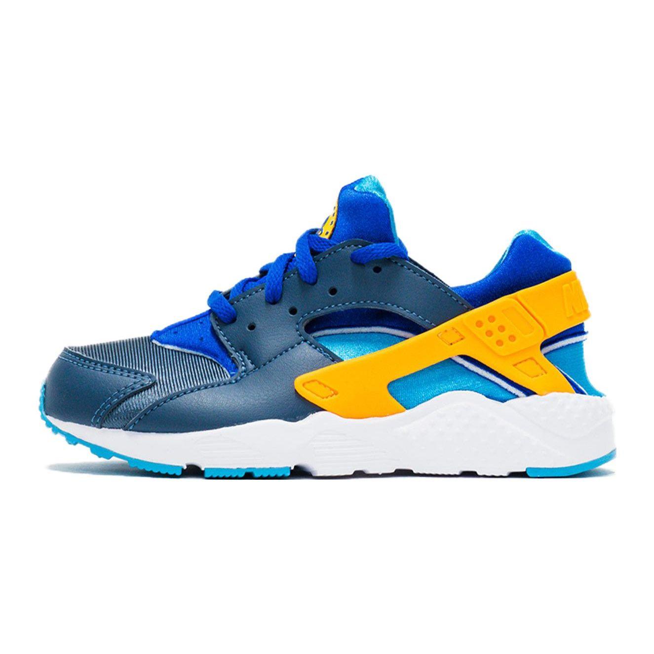

Nike Huarache Run PS Diffused Blue Laser Orange Kids Sneakers Racer-Blue Blue-Lightning 704949-422 31