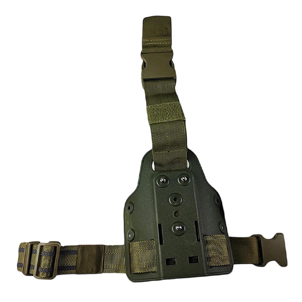Drop Leg Panel Single Strap Leg Shroud Durable Nylon Plastic Adjustable MOLLE Platform for Hiking Camping