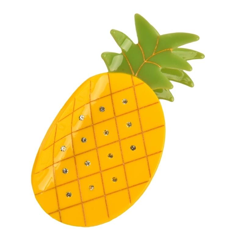 Stylish Fruit Acetate Hair Claw Clip Unique Designs Women's Hair Accessory for Daily Outings and Casual Gatherings