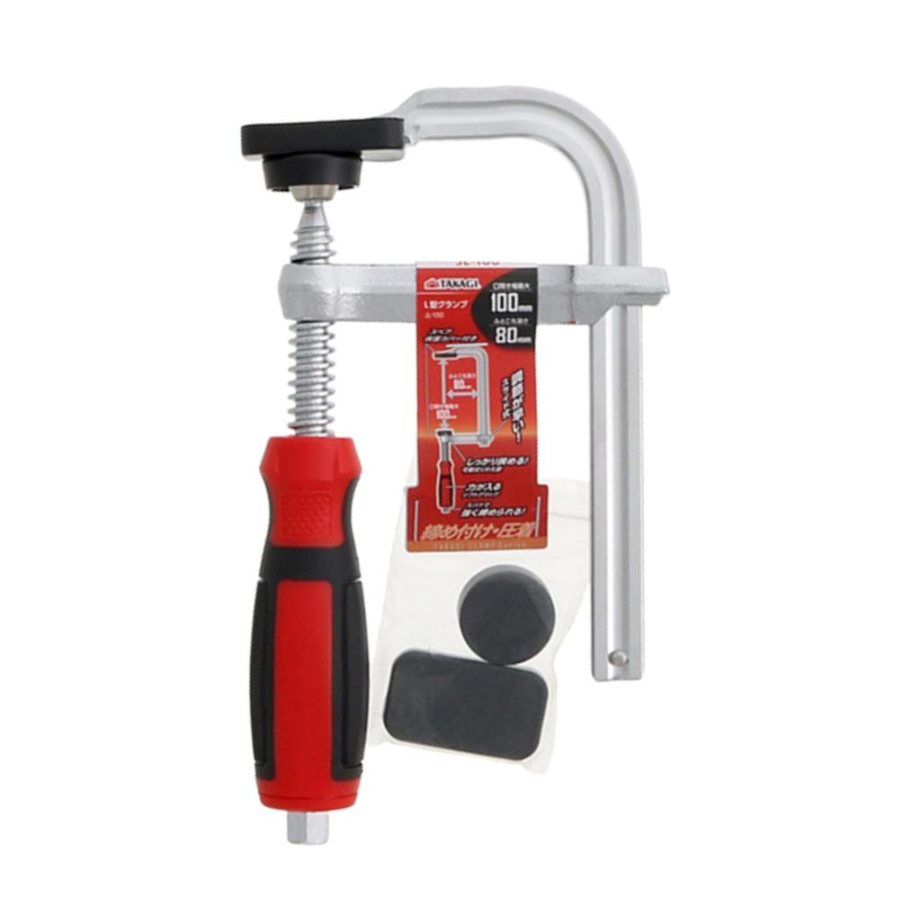 Svorka typu L Takagi JL-100, utahovací, silná fixace, krimpovací úchyt, utahovací nástroj, ochranný kryt pro kutily
