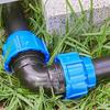 For Drip Irrigation Blue With Black 90 PP Coupling Efficient Irrigation Pipe Joint Hose Connector Drip Irrigation