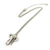 Les Trésors De Lily [N8176] - Silver 'Elephant' Designer Necklace