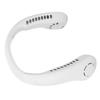 Portable Neck Fan 3 Speeds Adjustable Low Noise Rechargeable Hands Free Bladeless Fan for Women and Men White