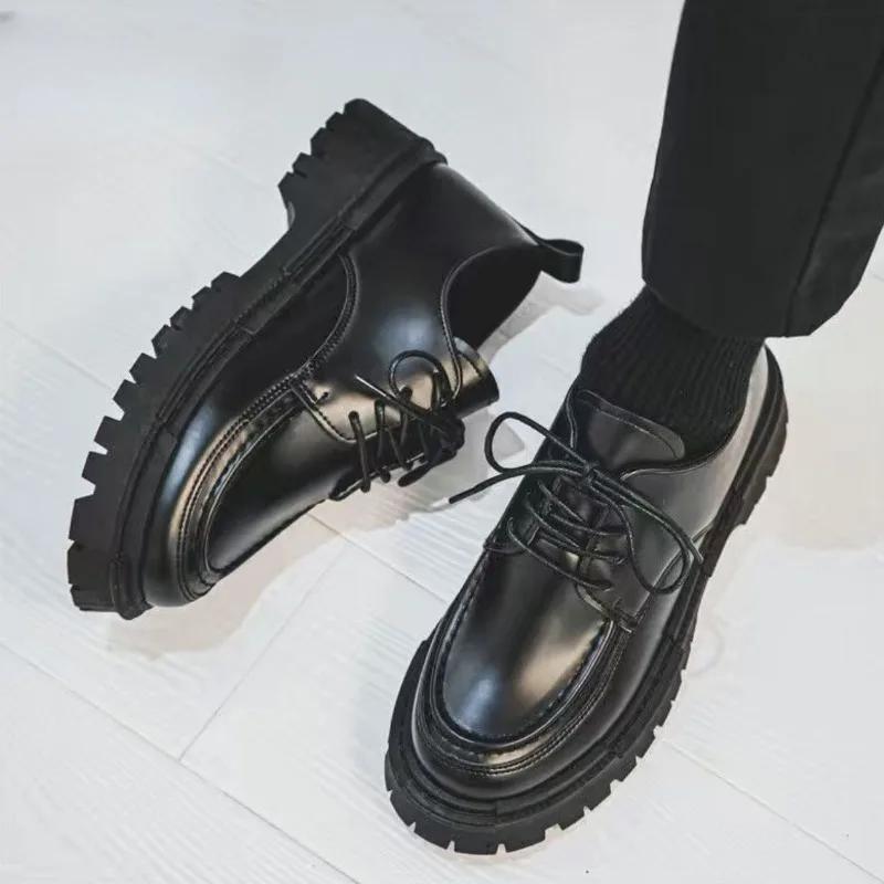 Leather Shoes for Men New In 2024 Man Casual Shoe Low Price Common High Quality Fashion Designer Slip-on Footwear Offer Pu Sale