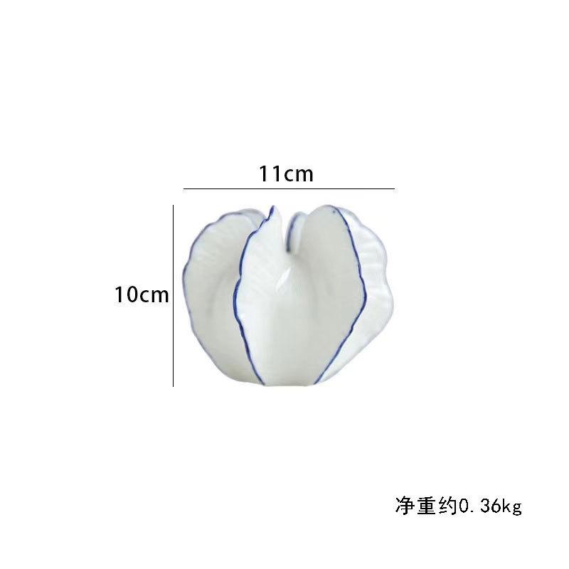 

Декоративная ваза «Карамбола» Керамические изделия Имитация цветочной композиции Фруктовая керамическая ваза Ваза для сухоцветов Креативные аксессуары