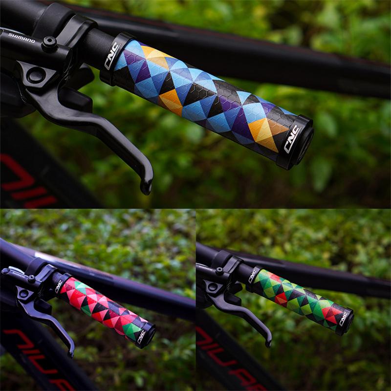 Accessori Bici CNC Manopole MTB Manicotti Silicone Bicicletta Antiscivolo Gel Ciclismo Lock On Parti Manubrio 22.2mm