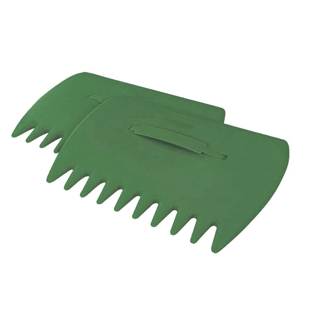 

Leaf Pair Handheld Collector Grabs Leaves Garden Cleaning Shovel зелений