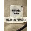 HERMES [/Domestic Regular] Leather/Cotton Switch Sleeveless Top with Belt dress 36 beigeUsed