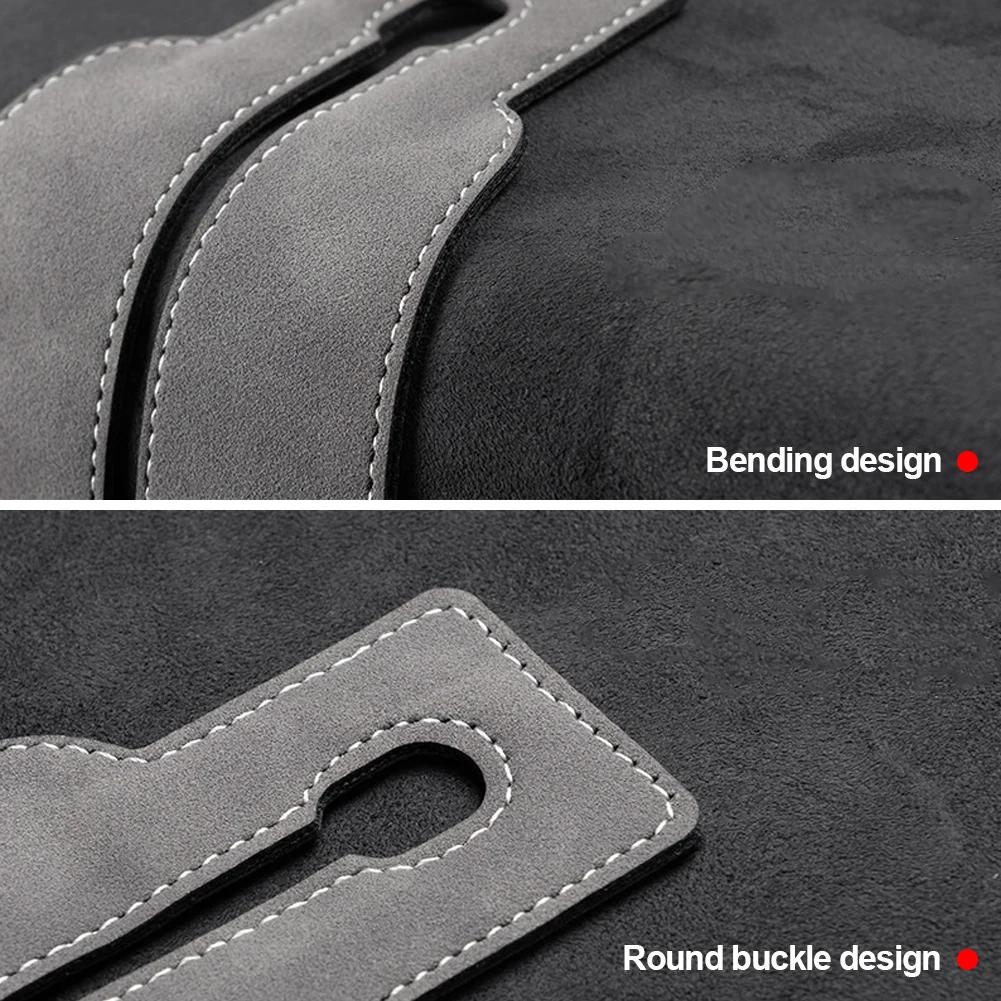 Zamszowy uchwyt na tylne siedzenie samochodu, haczyk na narzędzia i akcesoria, haczyk na torbę z podwójnym haczykiem