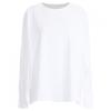 Shop   Women Basic Round Neck Long Sleeve T shirT whiTe Dai Wsh 12129