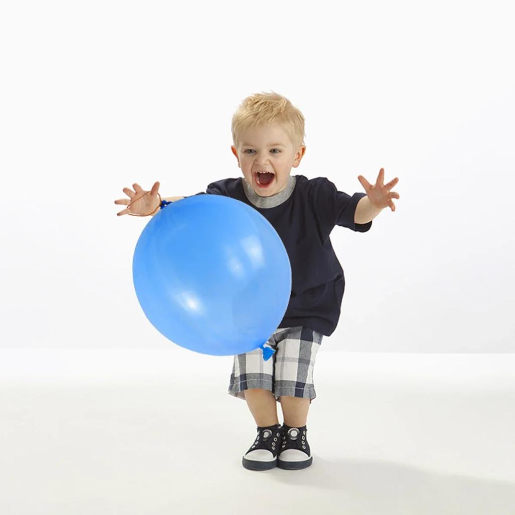 Ballons & Accessories 50Pcs Punch Balloons Coordination Ability Training Colorful Latex Balloons Multiple for Party Favor