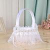 Lace Bridal Gift Western Wedding Party Decor Flower Girl Basket Flower Basket Wedding Supplies