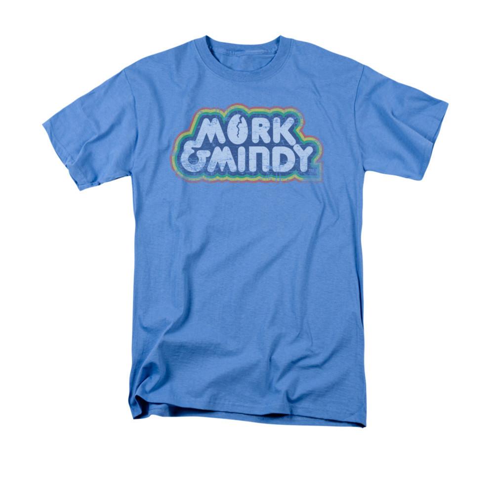 

Mork Mindy Distressed Mork Logo TV Show T-Shirt Sizes S-4XL NEW 4XL