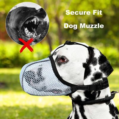Dog Muzzle Soft Mesh Muzzle for Small Medium Large Dogs Breathable Basket Muzzle
