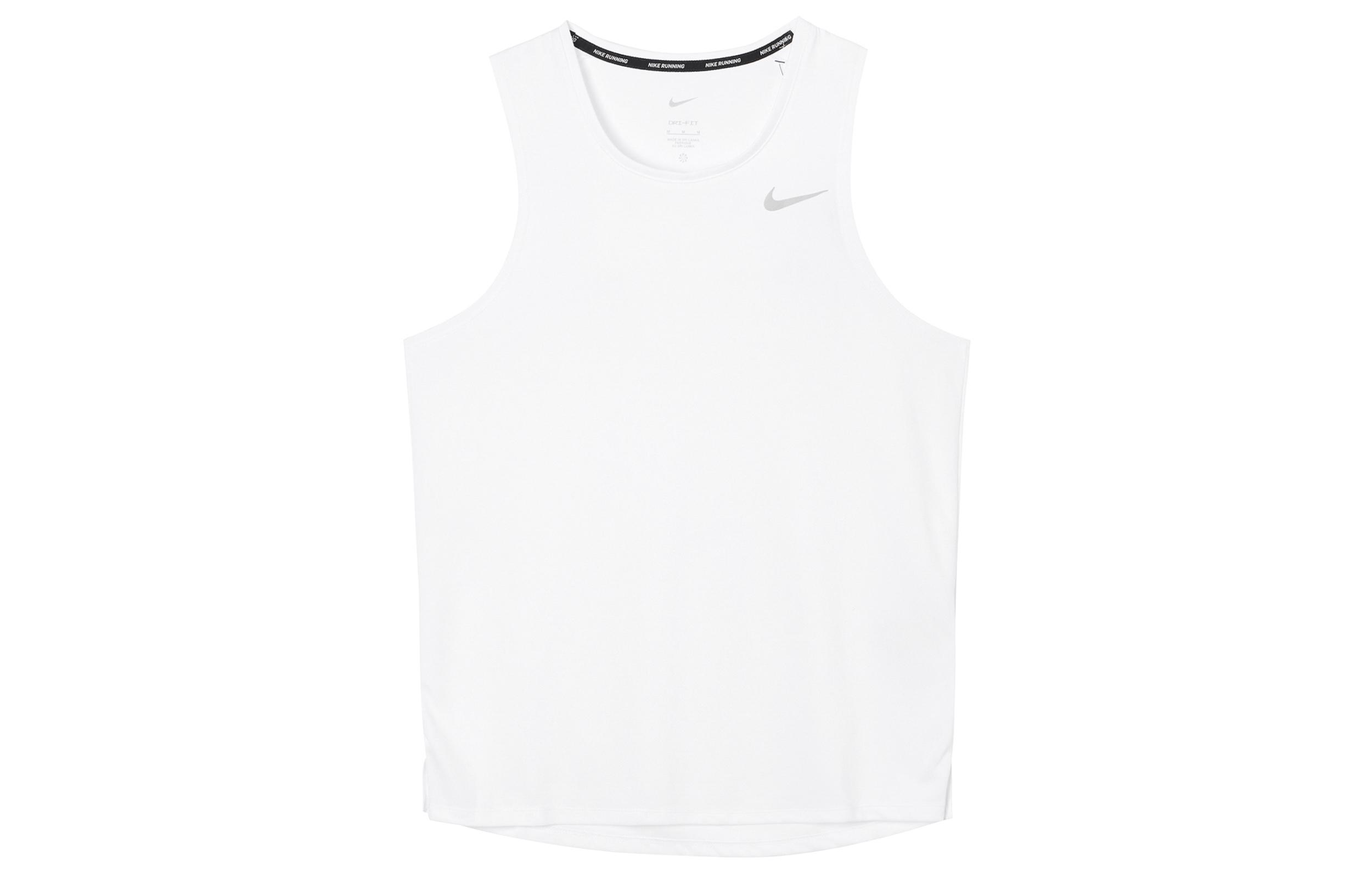 Nike Dri Fit Running Tank Top Men s White DV9322-100 XXL