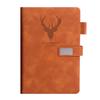 A5 Leather Notebook Diary Custom Logo  Business Journal Writing Genuine Leather Handmade