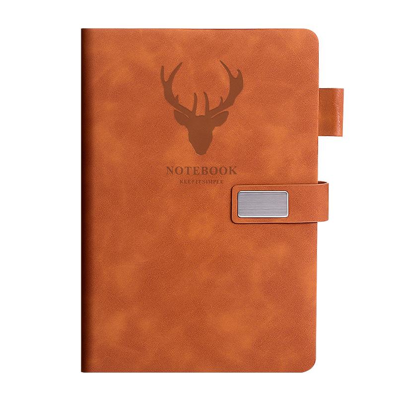 A5 Leather Notebook Diary Custom Logo Business Journal Writing Genuine Leather Handmade