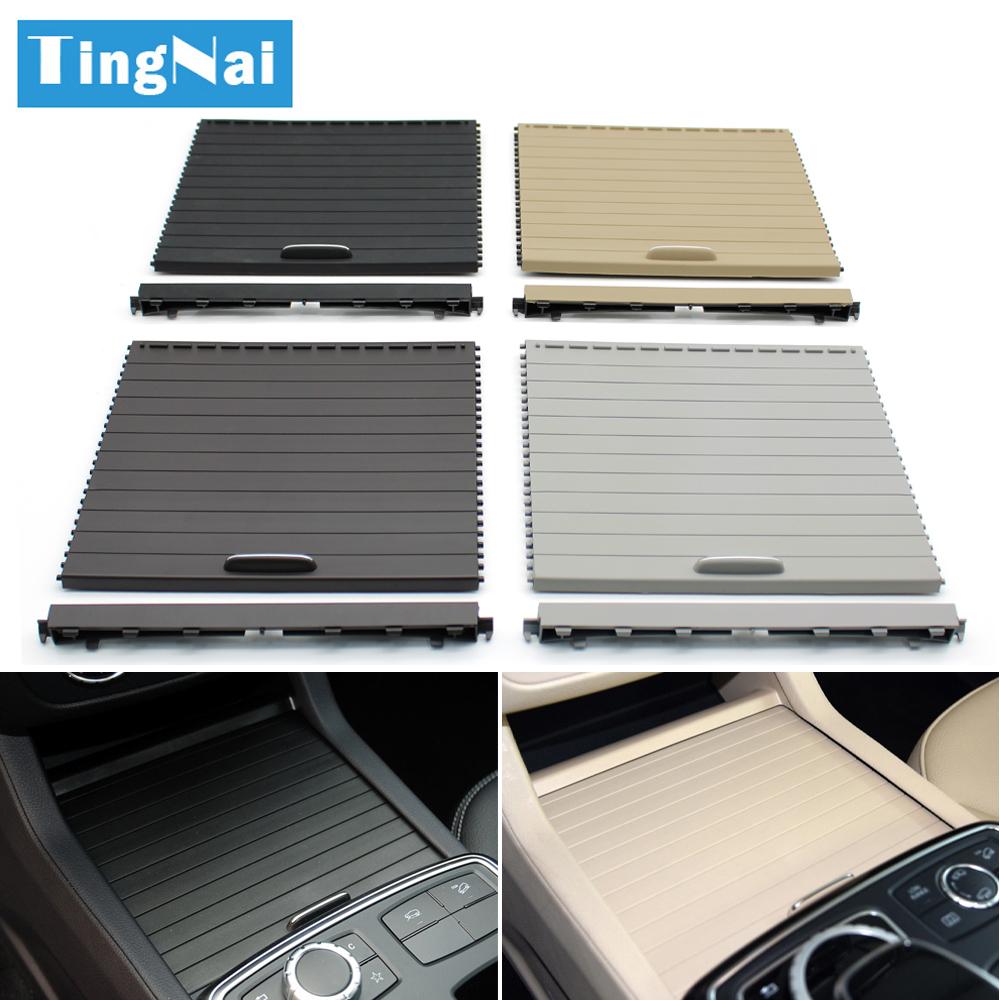 Car Center Console Drink Cup Holder Shutter Roller Cover For Mercedes Benz ML GL GLE GLS Class W166 ML300 GLE350 1666803814