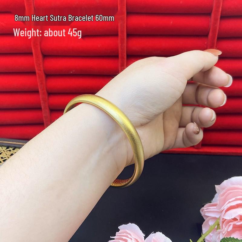Vietnamese Gold Heritage Lotus Bracelet for Women: Long-Lasting, Ancient Chinese Style, Colorfast Simulation