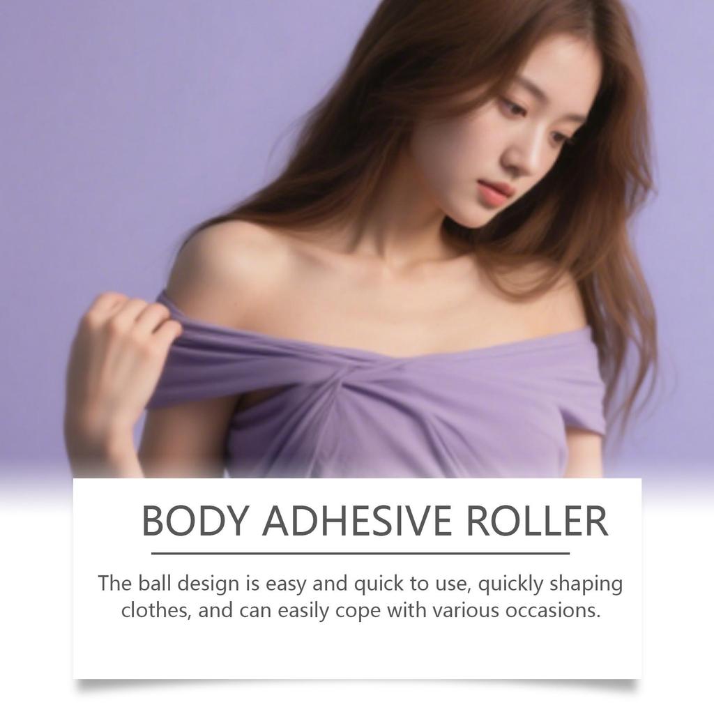 Jaysuing Anti-Exposure Roll-On Adhesive Non-Slip & Leak-Proof Gentle Formula Prevents Exposure Suitable for Whole Body 30ml