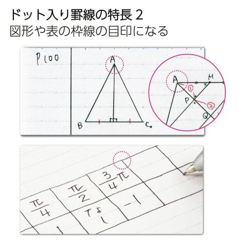 KOKUYO Note Campus Note Limited B5 Dotted B Ruled Palette Tree 5 Color Pack No-3CBTN-L32X5