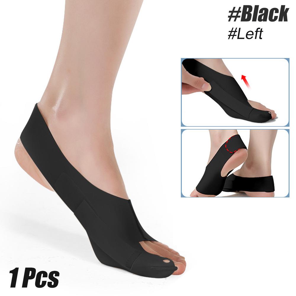 

1 шт. Бандаж для голеностопа Корректор вальгусной деформации большого пальца стопы, Разделитель пальцев, Облегчение боли при вальгусной деформации большого пальца стопы, Выпрямитель пальцев для спортсменов и танцоров L