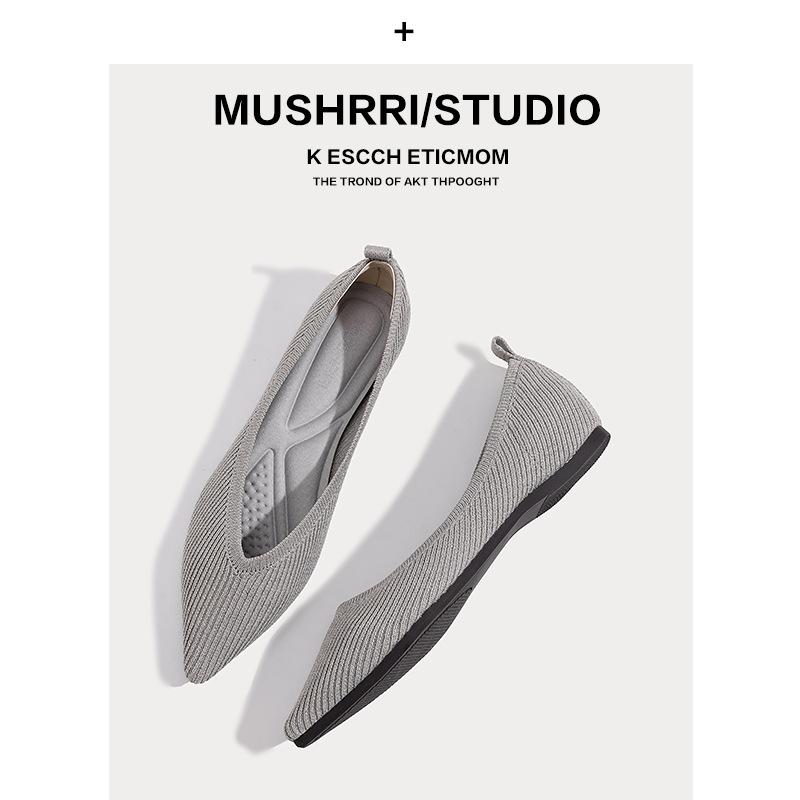 Внутренняя часть с заостренным носком и неглубоким горлом. Одиночные туфли. Женские — фото 8