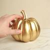 Vintage Halloween Pumpkin Figurine – Resin Decorative Ornament For Holiday And Home Display