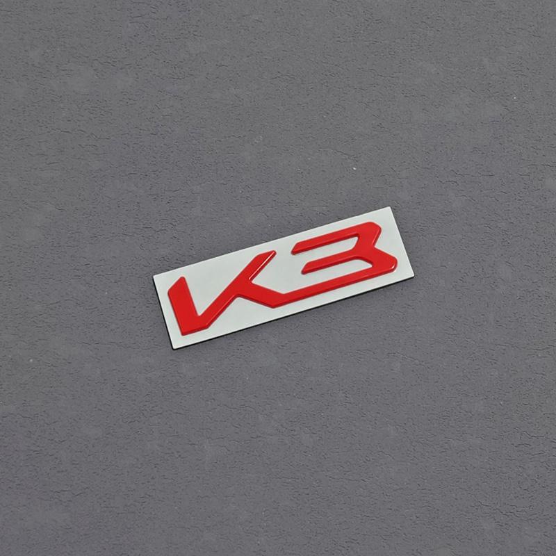 Car Styling Metal Car Trunk Letters Decals Sticker For Kia New K3 K5 K8 Badge Emblem Stickers Black Red Iaz214