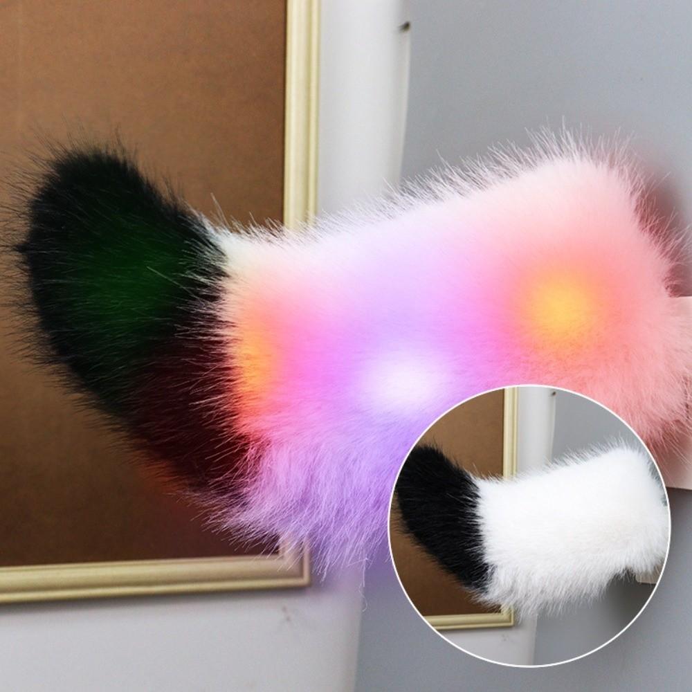 Rechargeable Remote Control Wagging Tail Self-adhesive Plush Wagging Tail  Electric Bicycle Style 11