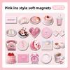 20 Pieces of Small Fresh Girls' Heart Magnetic Stickers