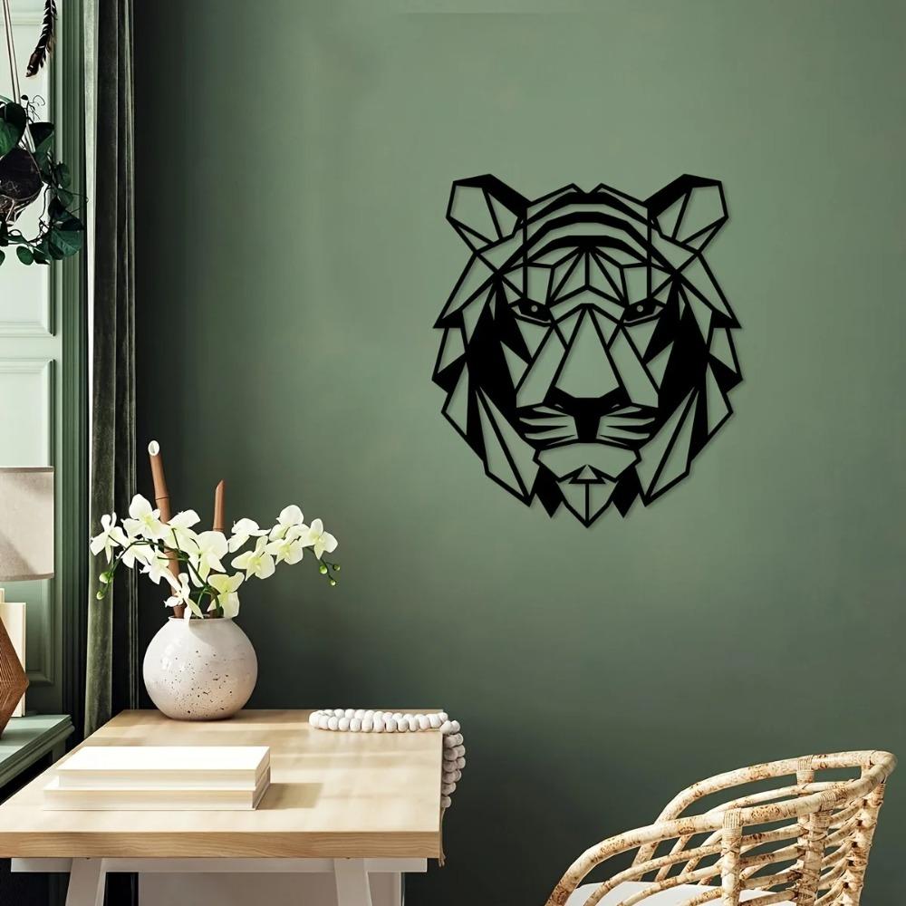 Kreatives Tiger Eisen Indoor Outdoor Handwerk, Innendekoration, Große Wahl für Wohnzimmer Schlafzimmer, Outdoor Wanddekoration