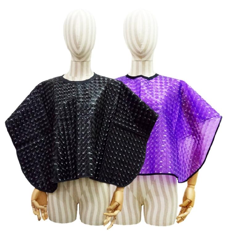 Hair Dyeing Cape Hair Cutting Collar For Home Salon Use Soft Hook And Loop Fabric Stays In Place