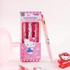 Yue Mu Hello Kitty Quick-Dry Smooth Click Pen for Students
