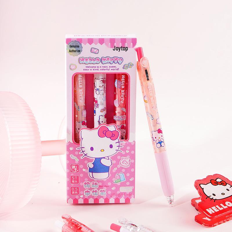 Hello Kitty 0.5mm Click-Action Gel Pen - Smooth, Quick-Drying, High-Quality Design