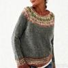 2026 Women's European & American Style Knitwear: Loose Long Sleeve Sweater with Fresh Round Neck - Versatile Top
