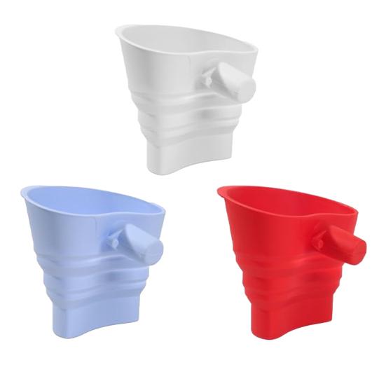 Collapsible Flour Funnel for KitchenAid 5 Quart Tilt-Head Mixers Drip-Free Silicone Flour Funnel Easy
